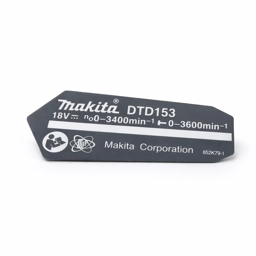 DTD153  NAME PLATE