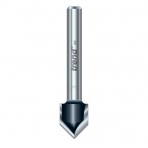 Chamfer V groove cutter angle=45 degrees - TR22X1/4TC
